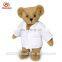 Custom uniform dressing stuffed Plush Promotional Doctor Teddy Bear soft toy