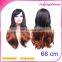 Silk Material Top Natural Looking Raw 40CM Human Hair Wig