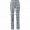 wholesale wool and cotton blend women's high-waist plaid winter pants