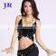 Shiny full sequins butterfly stage women sexy belly dance clothes top wear S-3009#