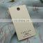 garment hang tag string/cardboard hang tags