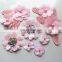 Wholesale 3D Pink Sequin Rhinestone Flower Applique Patches