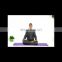 custom print pink blue green purple Anti-Slip Eco friendly high quality Fitness Exercise PVC yoga mat
