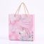 Wholesale custom paper packing pink woman bag