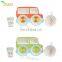 ECO Friendly BPA Free Kid Dinnerware Sets Bamboo Fibre Tableware