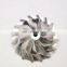 HE551/HX55 4035398/3526177/4045209 71.75/109.00mm 8+8 Blades High Performance Turbo Milling/billet Compressor Wheel