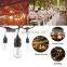 outdoor string light 48FT S14 LED Bulbs E26 E27 for Holiday Garden Patio Christmas Use fairy string light