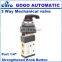 GOGO ATC Pneumatic 3 way hand switch control valves 1/4 inch Manual Mechanical valve MSV98322-LB with Strengthened Knob Button