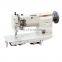 Heavy duty double needle industrial leather sewing machine