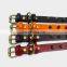 Leather collar bronze rivet pet collar anti-bite spike dog collar