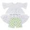 Wholesale Pure White Icing Tunic Dress For Girl Long Sleeve Princess Girl Tailor Dress