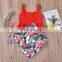 Girls Summer Clothing Sets Tops + Flowers Shorts Fashion 2Pcs Kid Girls Outfit Sets Casual Baby Girls Clothes Sets