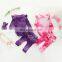 2Pcs Set Baby Girls Clothes Set Tie-Dye Print Round Neck Long Sleeve Romper Tops Pants Summer Autumn Baby Boy Girls Suit 0-24M