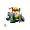 Kids outdoor games play set classic plastic slide play set playground equipment JMQ-G029C