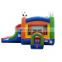 Indoor Outdoor Inflatable Soccer Bouncer Jump House For Kids, Bouncy Castle With Slide