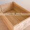 Custom logo solid small wooden crate,small crates wooden