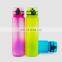 1000ML BPA free plastic water bottle outdoor sport travel 1L water bottle