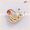 Elegant Bulk Crystal Swan Decorative Brooch For Wedding Invitations Jewelry