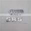 Chrome Custom ABS 3D 4WD SR5 Letter Sticker Emblem Badge