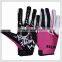 HANDLANDY Fashion Design Anti-slip Glove silicone printing palm custom glove cycling bike riding full finger glove