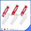 Red color painted bookmark chick shape