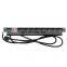 MT-6100 19inch rack Network cabinet pdu 8 way 1U strip C13 C14 socket iec Mount Surge Protection Universal PDU