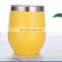 Multicolor 12oz Stainless Steel Insulated stemless wine tumbler
