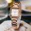 CADISEN 2043 Charm square quartz stainless steel japan movt. quartz latest wrist watch for ladies girl hand watch