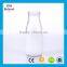 320ml Embossed Clear Glass Beverage Bottle Glass Milk Drinking Bottle