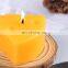 Creative Large Triangle Cheese Candle Bath Home Party Decoration Cute Non-toxic Cake Topper Scented Candle