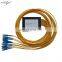 1x4 PLC optic fiber splitter ABS box package 3.0mm cable FC/APC connector