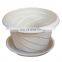 Home Garden Supplies Hanging Desktop Horticulture Flower Pots Round Succulents Flowerpot Durable Plant Plastic Modern
