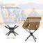 New Hot Sale Outdoor Camping chair foldable Rotate 360 degrees beach chairs portable folding moon chair