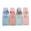Pink wooden handle synthetic private label Nylon Hair Makeup brush set For ladies make up tool 8pcs