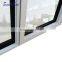 Australia Standard Hurricane Impact windproof Casement Insulated Window for Home Casement Window with Fixed Glass Design
