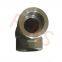 ASTM A105 Hot Dip Galvanised Forged Pipeline Fitting Socket Weld Elbow Carbon Steel
