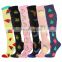 Custom Varicose Athletic Animal Fruit Fun Stocking Compression Socks For Women & Men Circulation