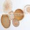 Decorative Woven Bamboo Wall Hanging Decor Set Rattan Wall basket decor Wholesale Vietnam Supplier