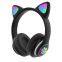 NTS-28 Bluetooth Headphone with cat ear & flashing light