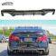 F10 M Sport M5 MP Style High Quality Carbon Fiber Rear Diffuser Rear Bumper Lip Rear Splitter For BMW 5 Series F10 M5