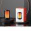 Portable Mini Drahtlose Lautsprecher für drau?en, blauer Subwoofer mit LED-Blinklicht, Metall-Basslautsprecher mit Bluetooth