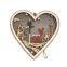Battery Operated Christmas Desk Wooden Wood Carving Tree Heart Star Shape Hanging Table Lamp