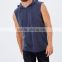OEM Fashion Mens Washed Spun Out Sleeveless Muscle Hoodies