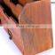 Zakka desktop multifunctional storage box, coffee old wooden box