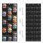 Hat Organizer Racks for Baseball Caps, Visible Hat Holder Rack for Wall Door with 3 Hooks, 27 Deep Pockets
