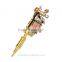 Trendy Golden/Silver Mini Toy Tattoo Machine prices Pendant with long Chain