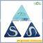 Compressed Triangle Shape Hand Towel with Silk Screen Print Logo