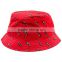 Wholesale customized custom printting bucket hats high quality woven label bucket hats