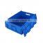 Space saving folding flat boxes attached lid container