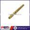 Straight brass gold plated connector terminal Pin